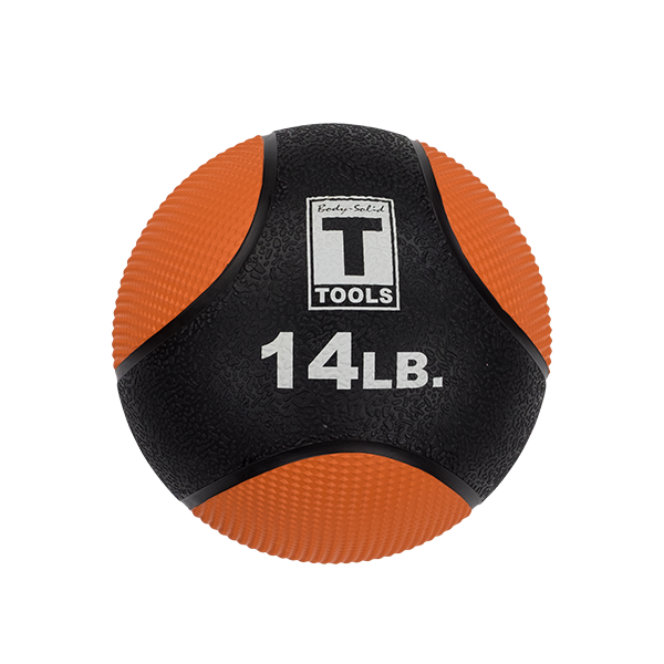 6 Medicine Balls (04-14 lbs Set w/ Rack)