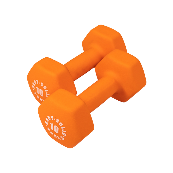 Color Neoprene Dumbbells (01-10 lbs Set)