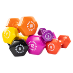 Color Vinyl Dumbbells (01-10 lbs Set)