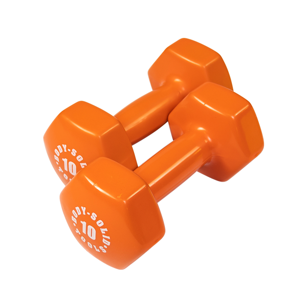 Color Vinyl Dumbbells (01-10 lbs Set)