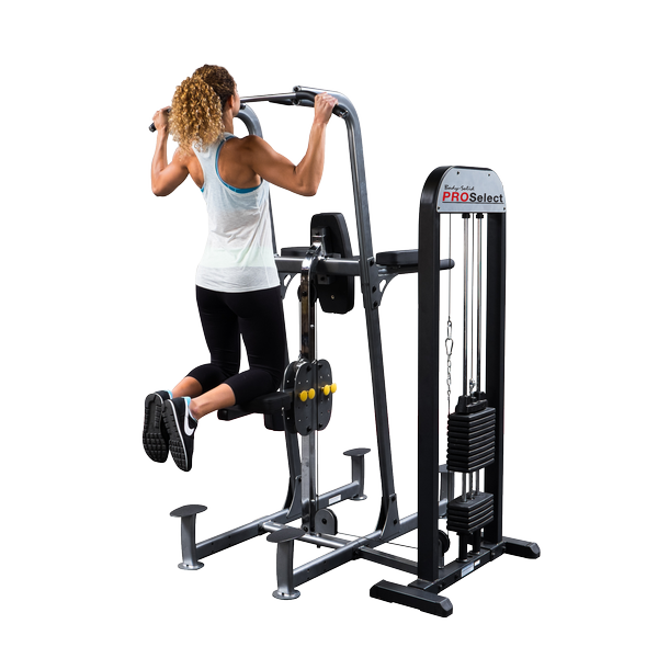 PRO-Select Weight Assisted Chin-Dip Machine with 210 lbs Stack