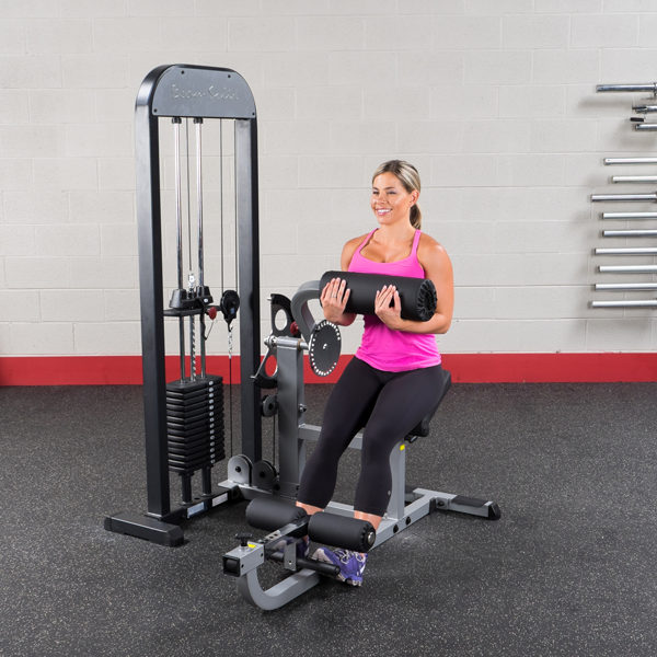 Ab & Back Machine Selectorized with 310 lbs Stack