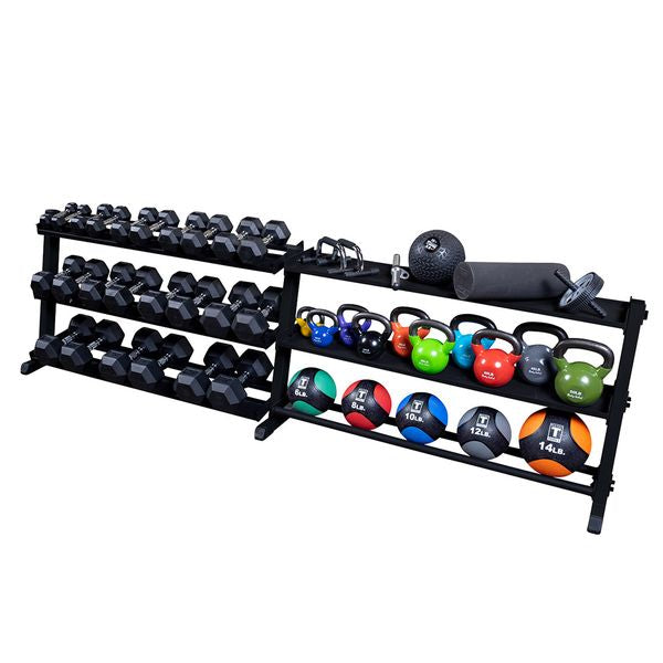60" Exercise Ball Shelf 3rd Tier for GDR60B Dumbbell Rack