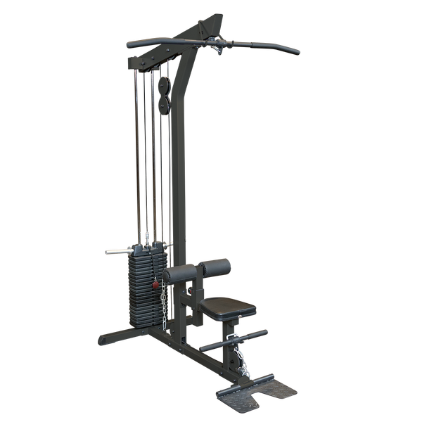 Lat Machine, Low Row with 210 lbs Stack