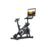 X24 Studio Bike with 20% to -10% gradient and Pivoting 24" Touchscreen.