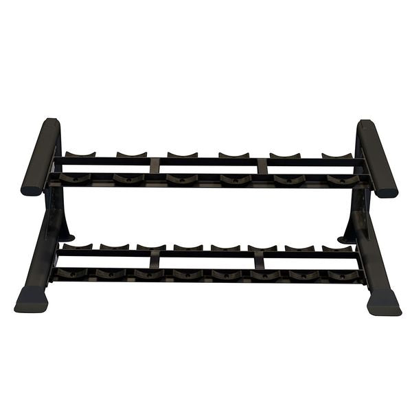 2 Tier Horizontal Saddle Dumbell Rack