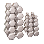 6 Sided Cast Iron Dumbbell (05-50 lbs Set)