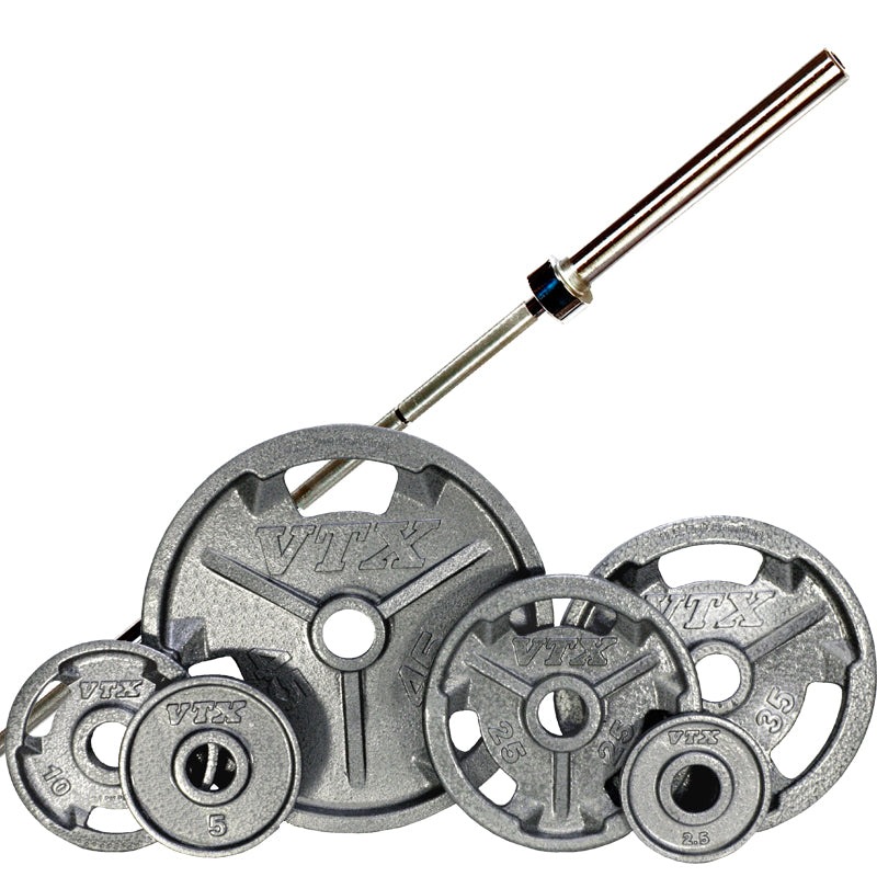 Cast Iron Grip Plate (300 lbs Weight Set)