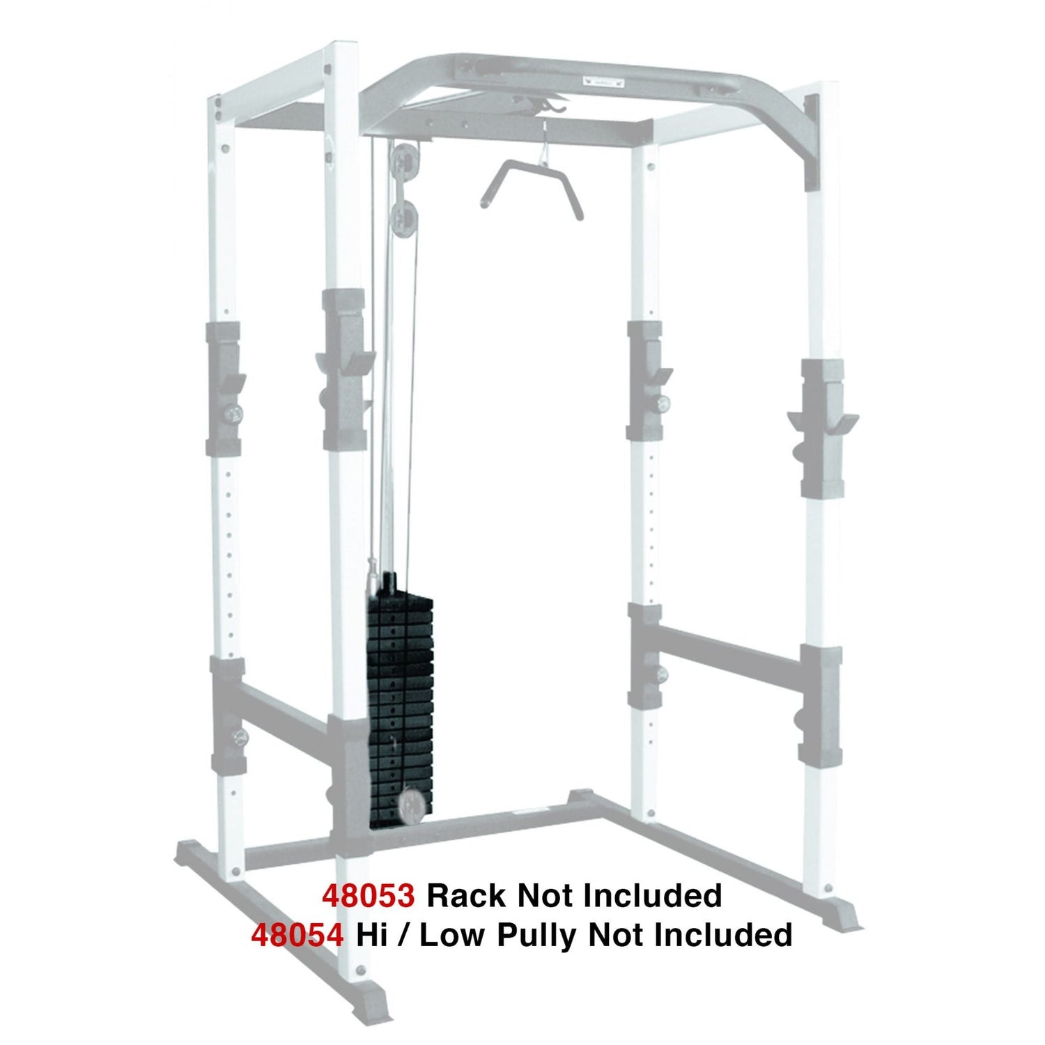 200 lb Weight Stack Conversion Kit for Power Cage and Lat Machine