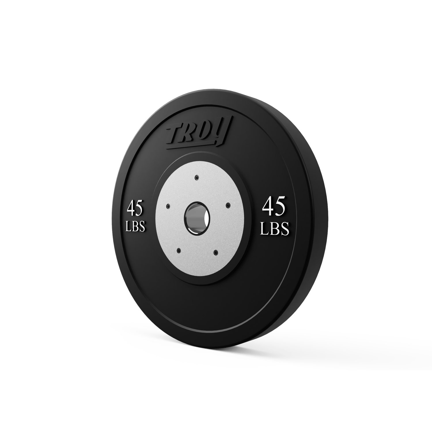 Rubber Black Competition Bumper Plate (45 lbs 4-10 Packs)