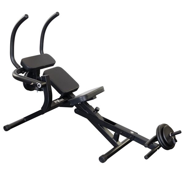 Semi-Recumbent Ab Bench (Black)
