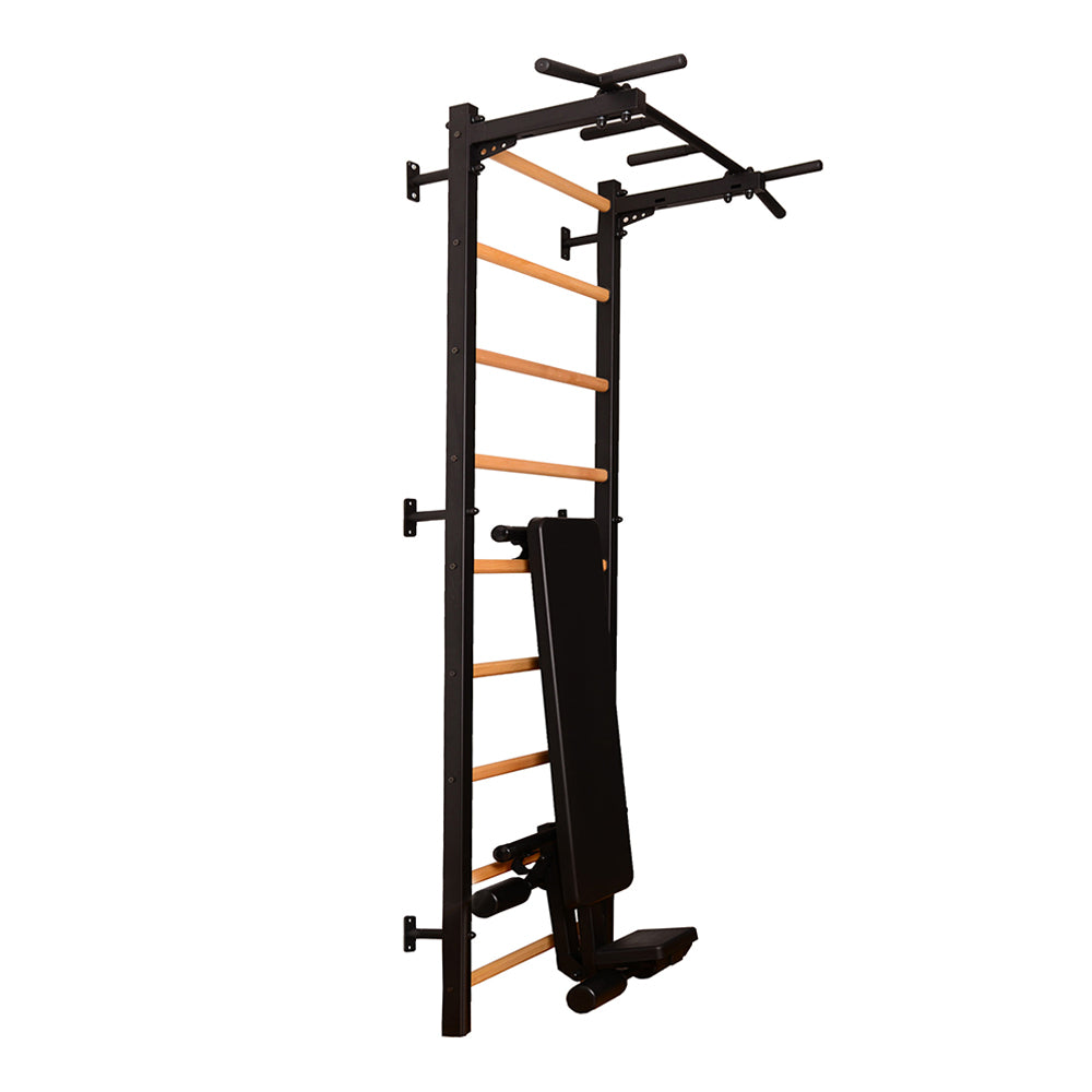 BenchK 723B Black Gymnastic ladder for home gym or fitness room