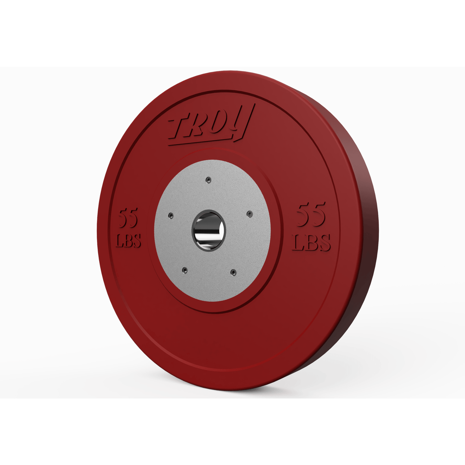 Color Rubber Competiton Bumper Plate (25-55 lbs Singles)