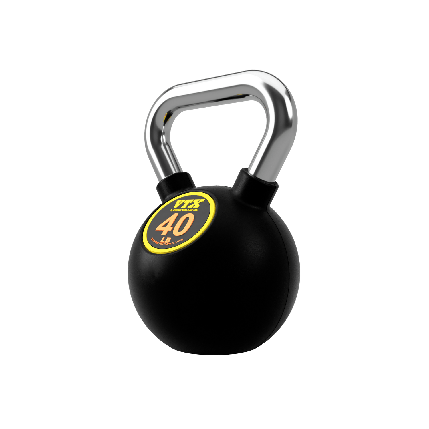 Rubber Club Kettlebell (10-50 lbs Set w/ Rack)