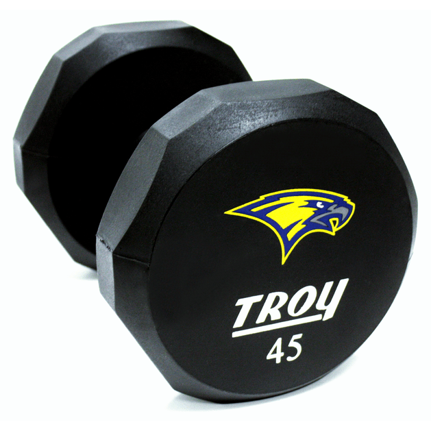 12 Sided Urethane Dumbbell w/ Logo (130-150 lbs Set)