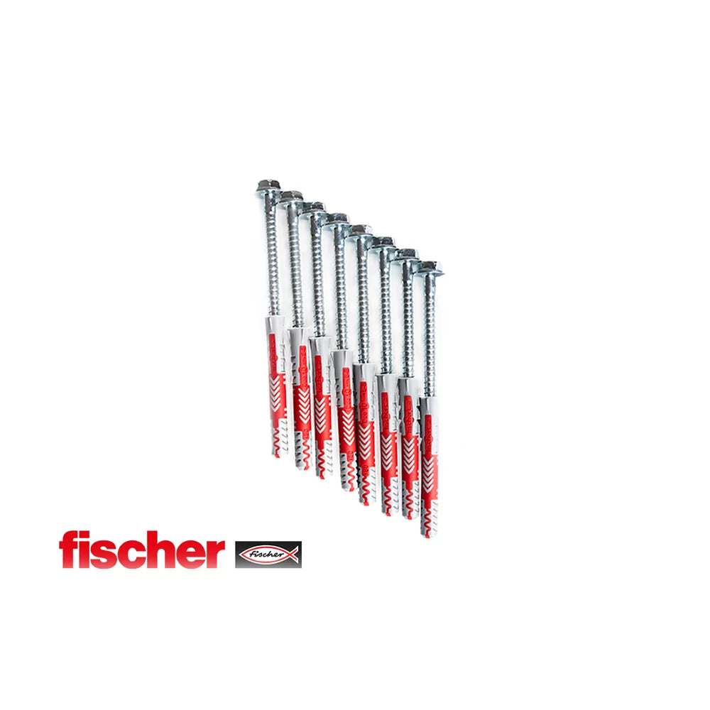 BenchK PS8 – Fischer 10 × 80 expansion plugs with BenchK wall bars screws (8 pcs.)