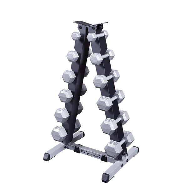 2 Tier 6 pair Vertical Dumbell Rack