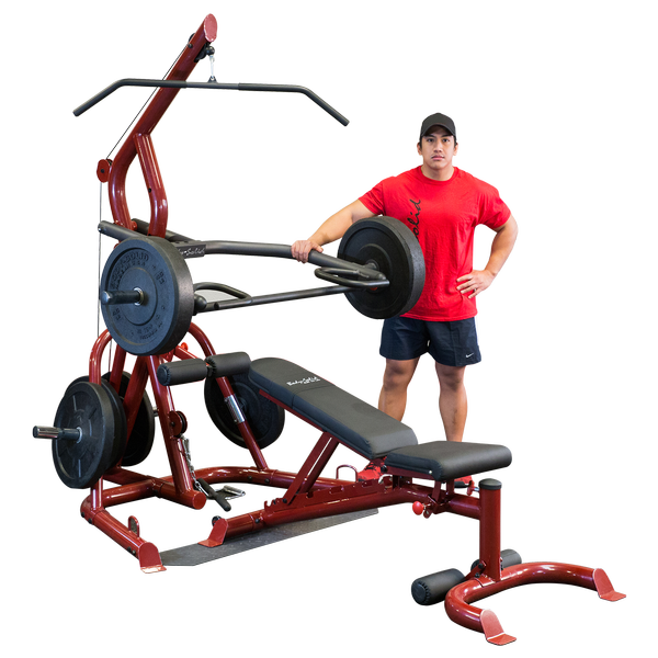 Corner Leverage Gym Package with Bench
