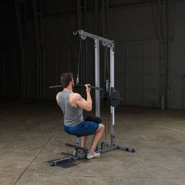 Lat Machine, Low Row with 210 lbs Stack