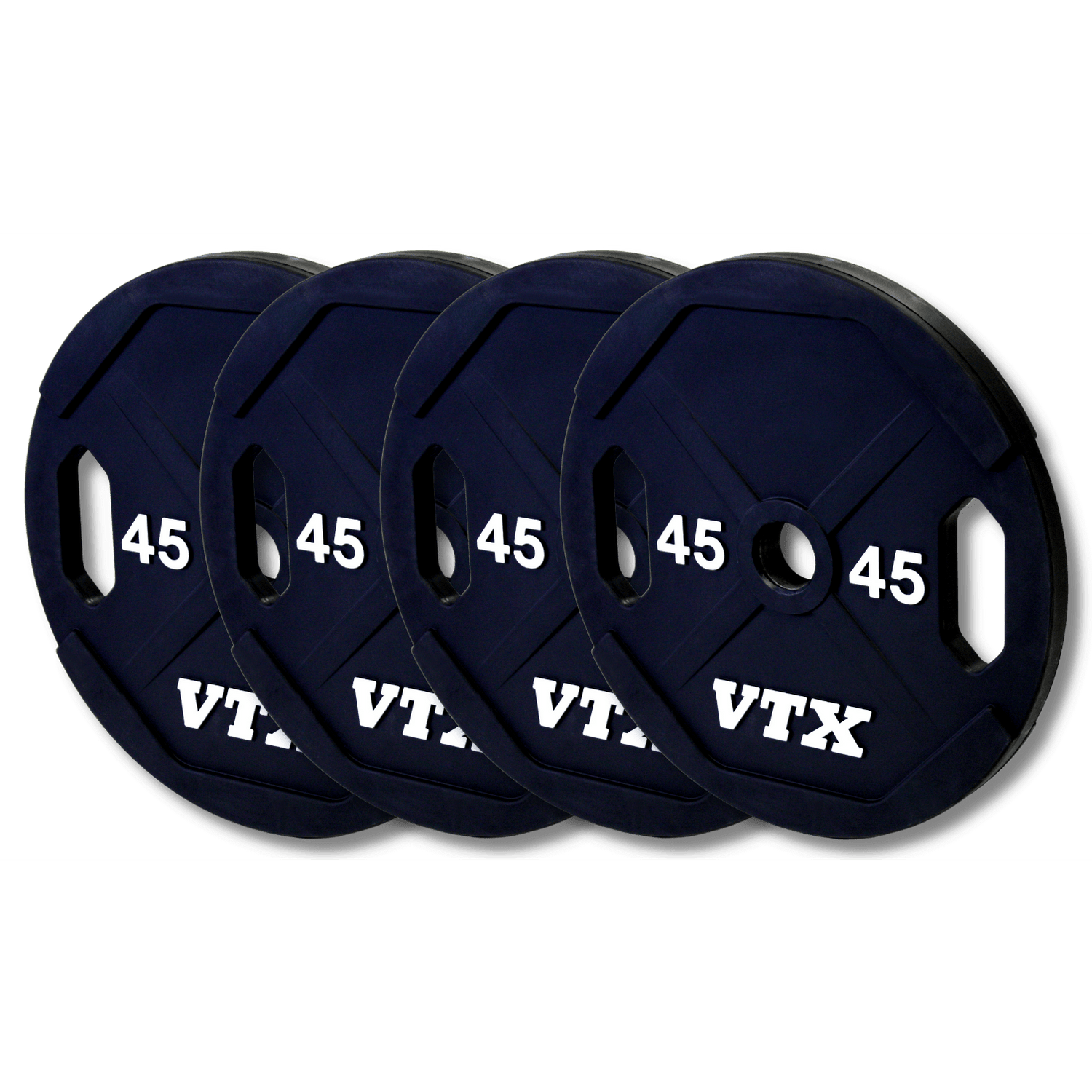 Urethane Dual Grip Plate w/ Logo (45 lbs 4-10 Packs)