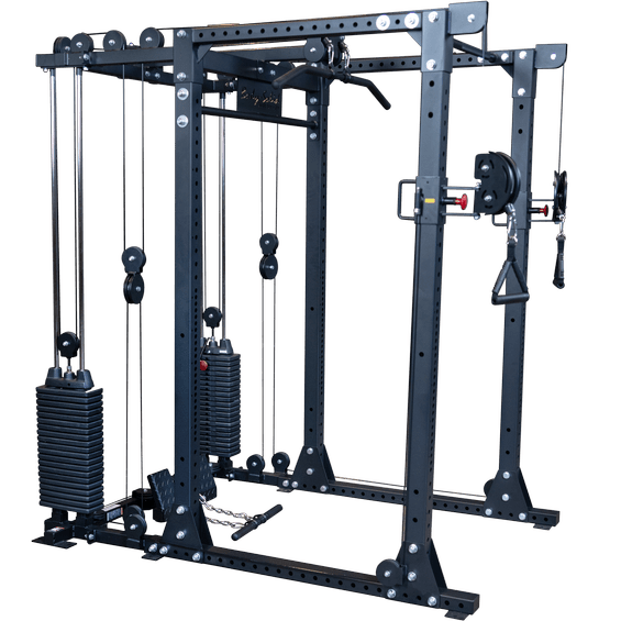 Functional Trainer Attachment with Weight Stacks