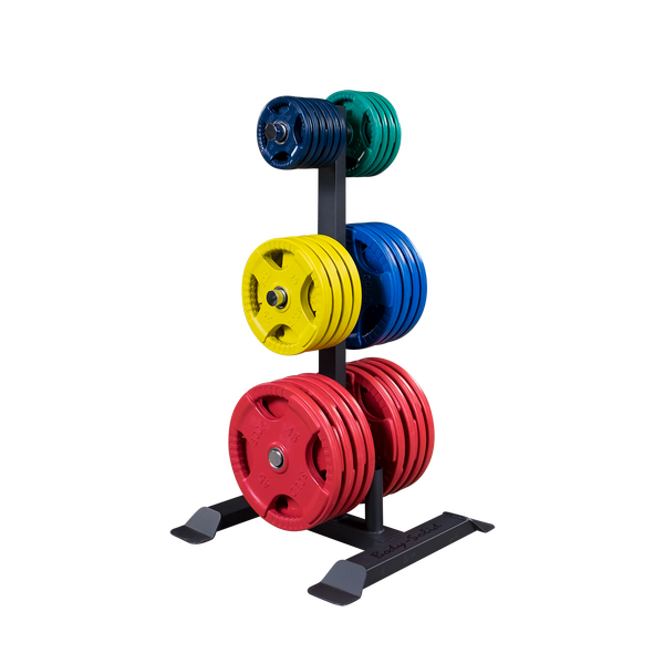 2" Olympic Vertical Weight Plate and Bar Rack