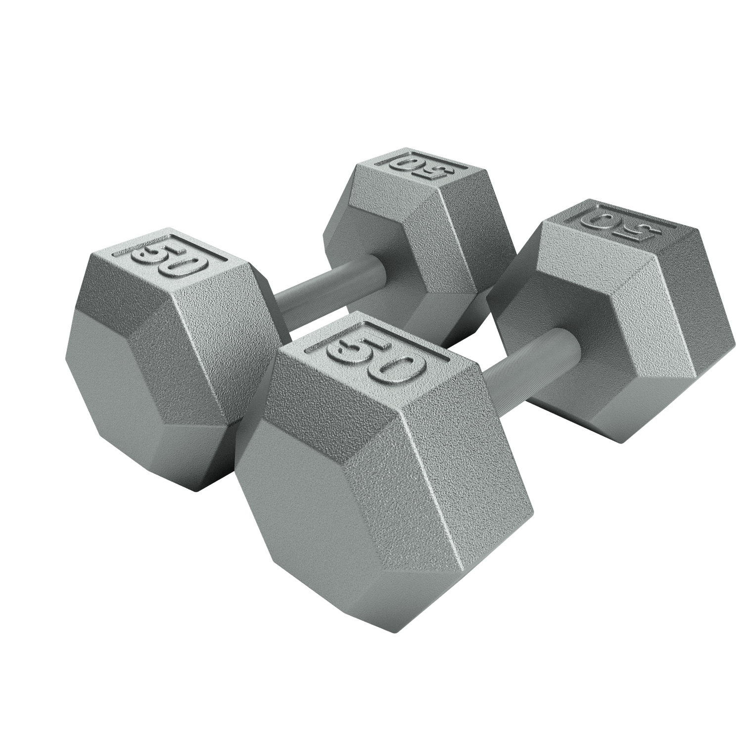 6 Sided Cast Iron Dumbbell (05-100 lbs Sets)