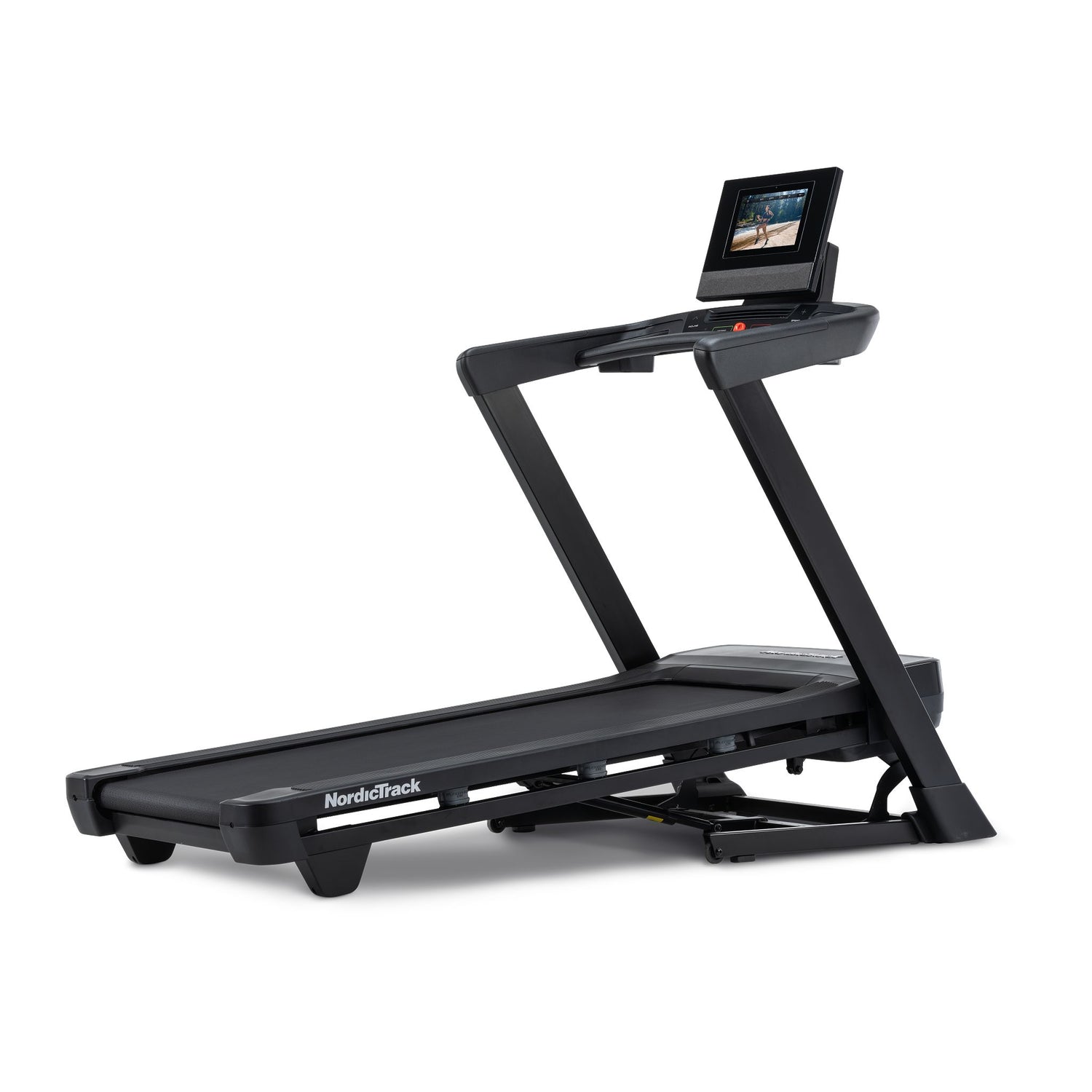 T Series 10 Treadmill with 10" Tilting Touchscreen and Compact Design