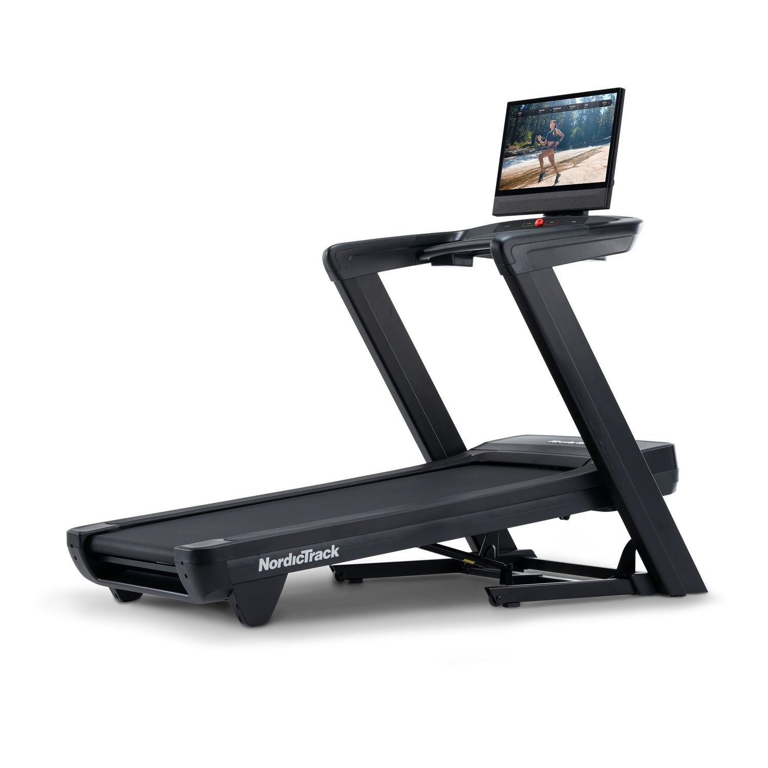 Commercial 2450 Treadmill with 24" Pivoting Touchscreen; Perfect for All Fitness Levels; Improves Endurance, Mobility, and Strength