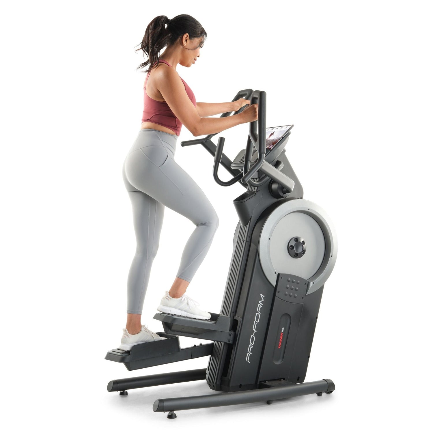 Trainer HL; Elliptical for Low-Impact Cardio Workouts with 5" Display