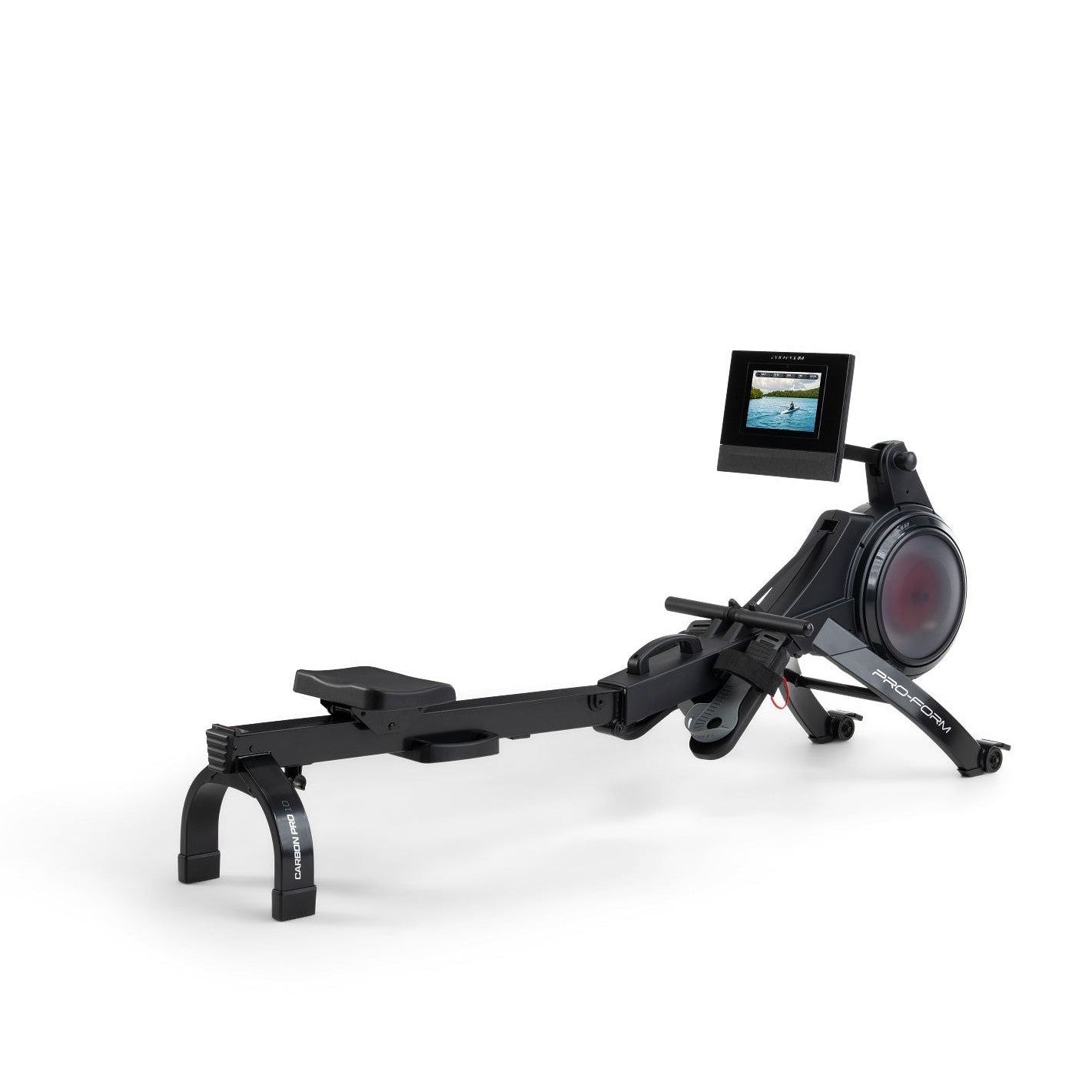 Carbon Pro10 Rower with 10" Touchscreen for Interactive, At-Home Workouts