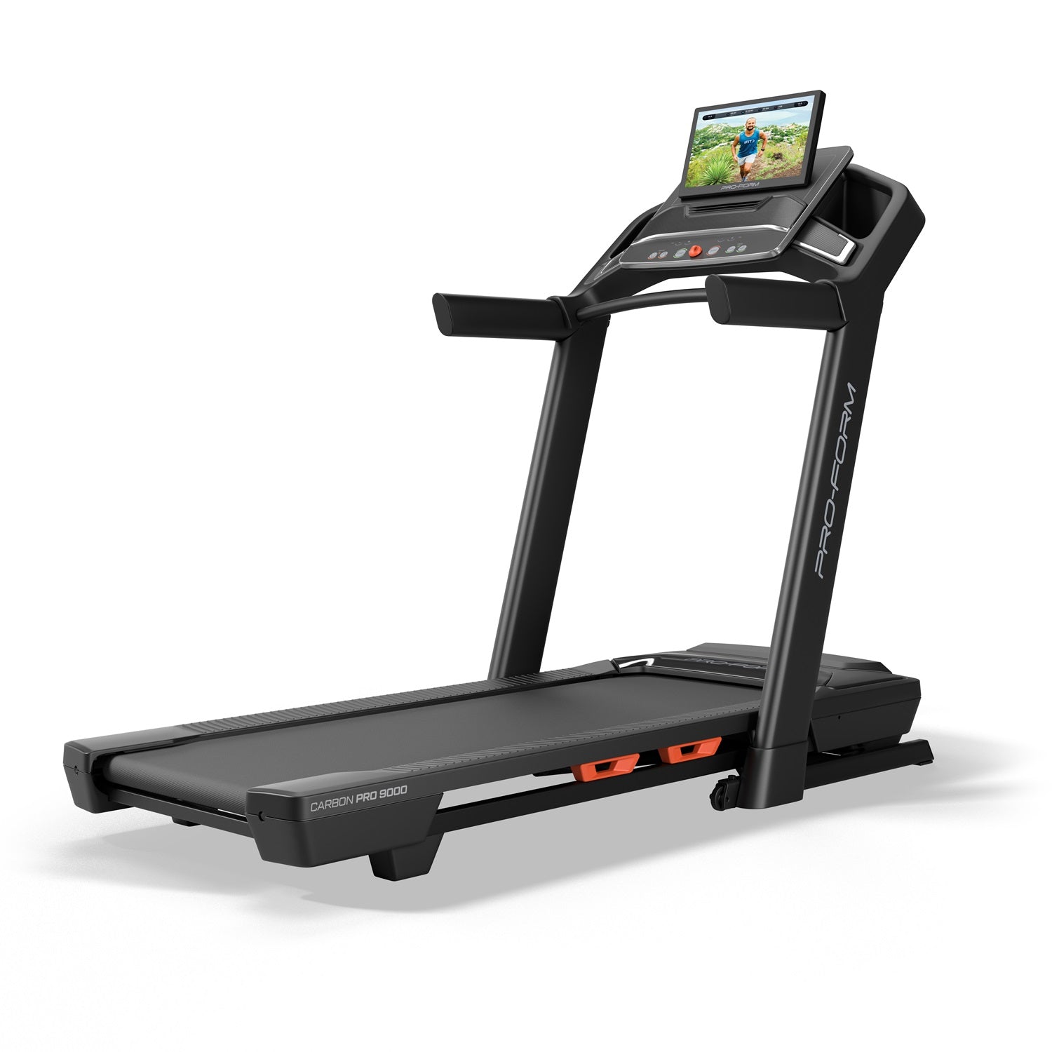 Carbon Pro 9000 Treadmill with 16" Touchscreen for Immersive At-Home Fitness