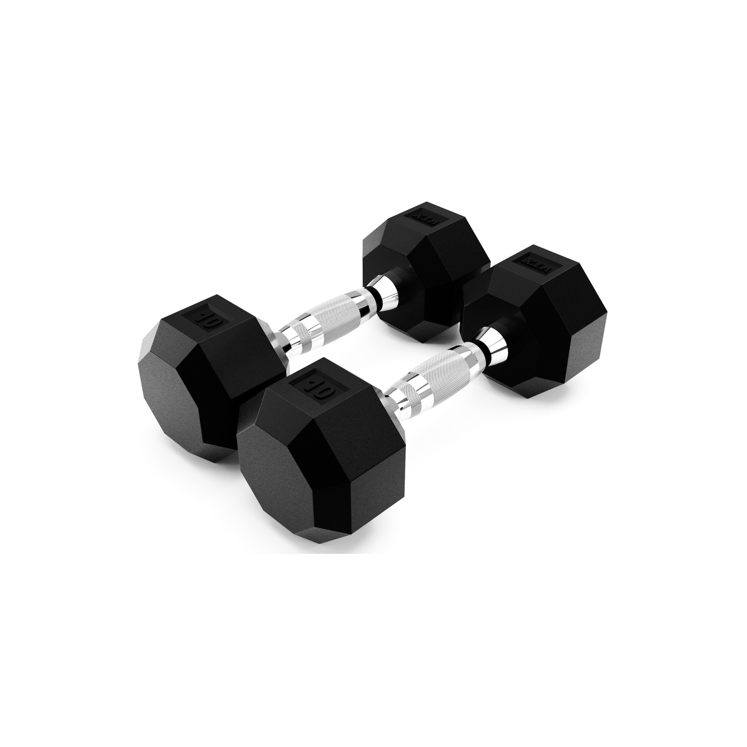 8-Sided Urethane Dumbbell (05-75 lbs Set w/ 1 Rack)