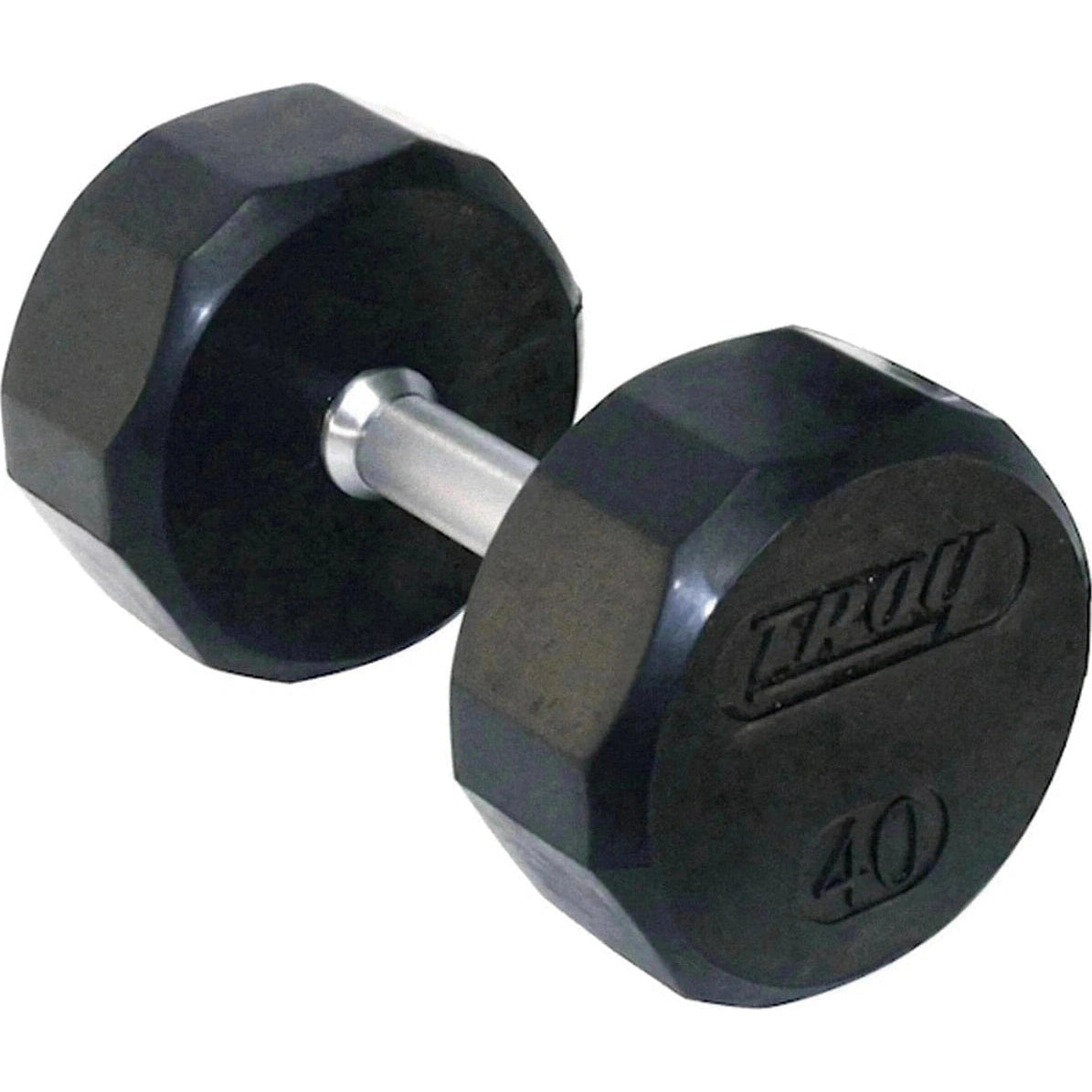 12 Sided Rubber Dumbbell (03-125 lbs Singles)