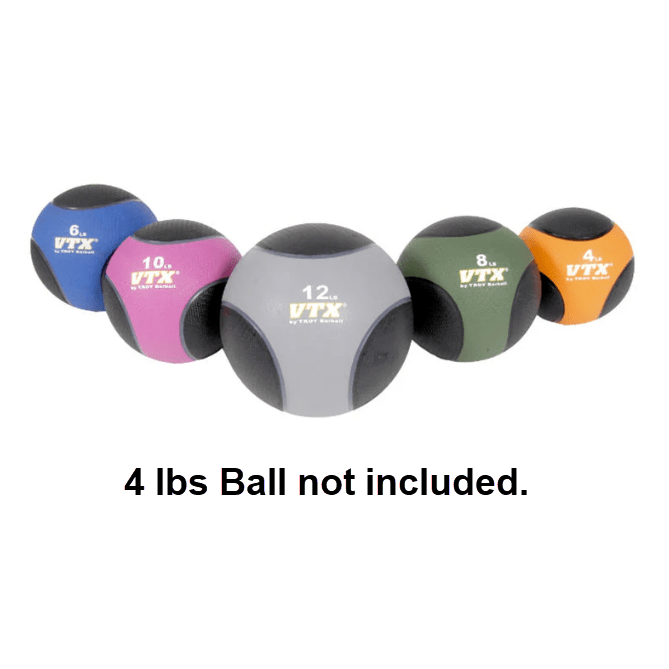 12 Wall Ball & Medicine Ball Mix (06-20 lbs Set w/ Rack)