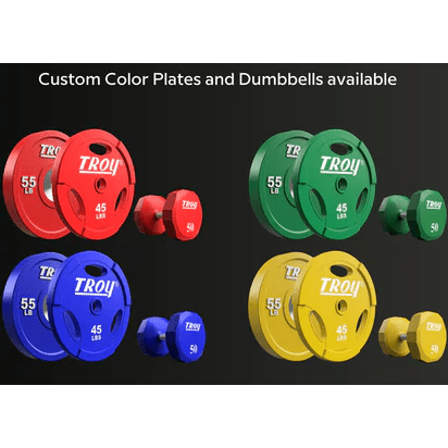 Rubber Interlocking Grip Plate (2.5-45 lbs Singles)
