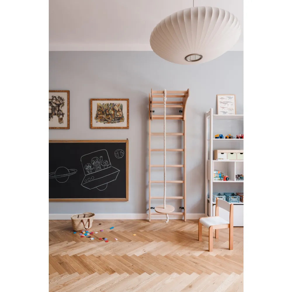 BenchK 111 + A204 Wooden wall bars for kids room or family